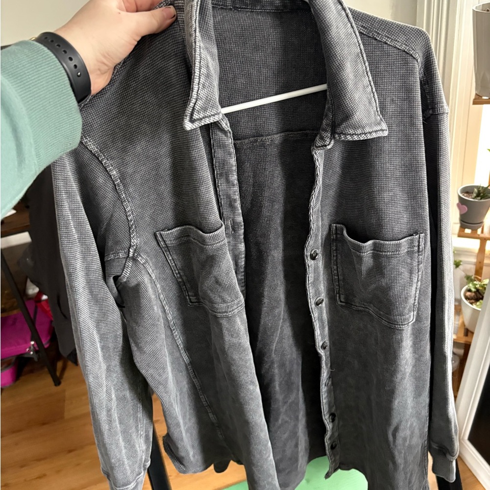 Men's Gray Casual Jacket